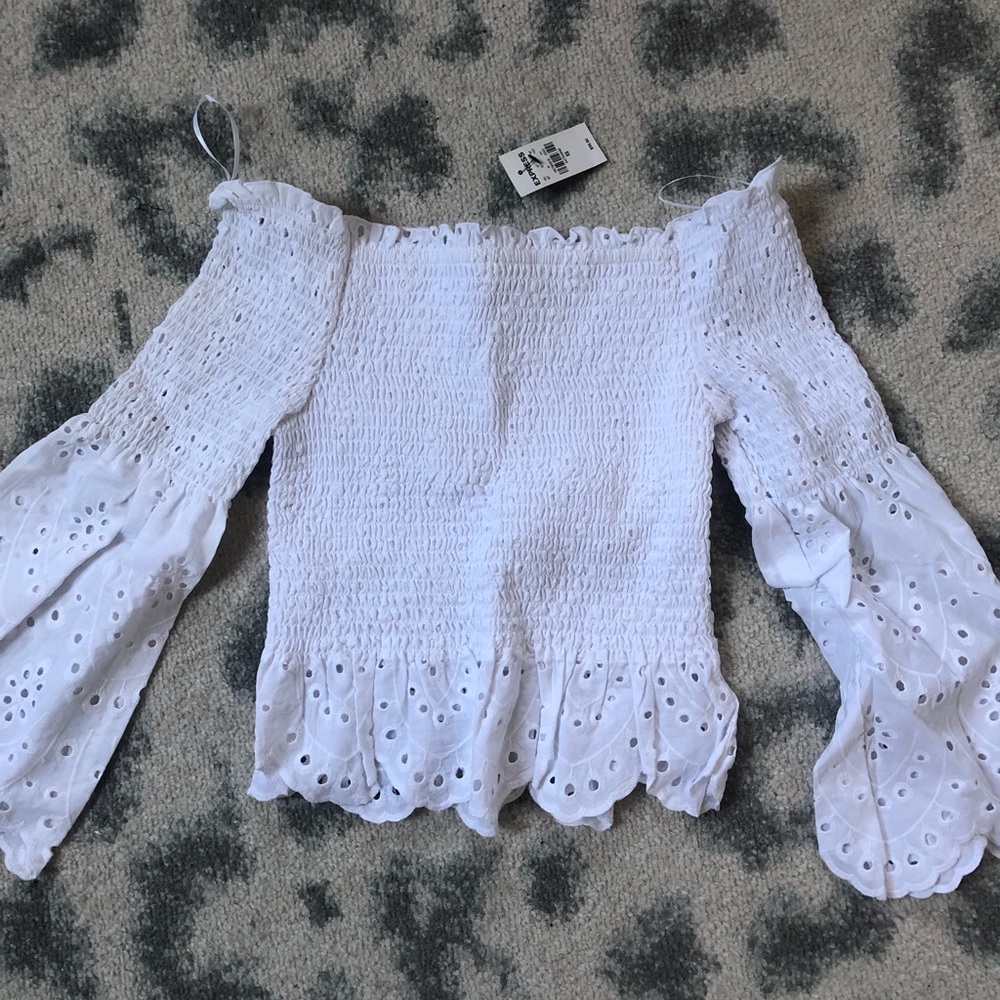NWT Express White Blouse XS